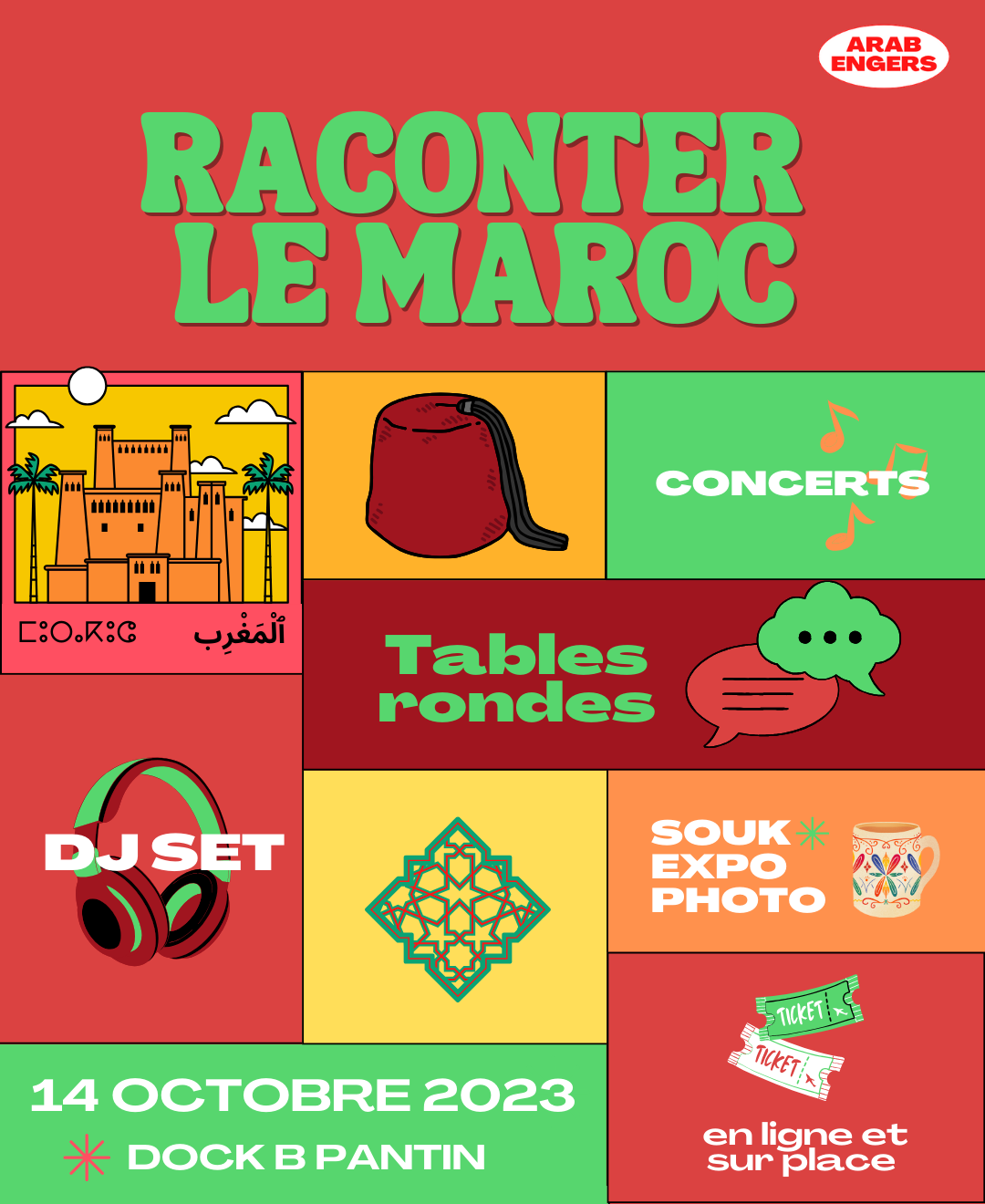 Raconter le Maroc : tables rondes, concerts, dj sets & more